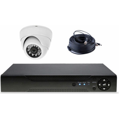 PS-link Комплект видеонаблюдения AHD 2Мп KIT-A201HD 1 камера для помещения 2992