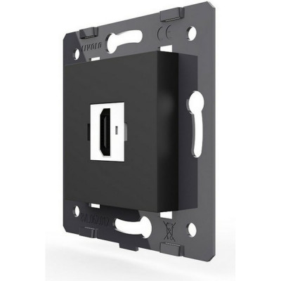 LIVOLO Розетка 1 пост HDMI, цвет черный (механизм) VL-FCHD-2BP