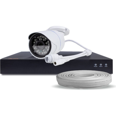 PS-link Комплект видеонаблюдения IP 5Мп KIT-C501IP-POE 1 камера для улицы 2604