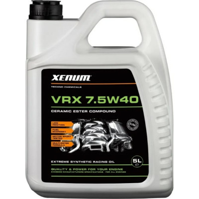 Моторное масло XENUM VRX 7.5W40 1020005