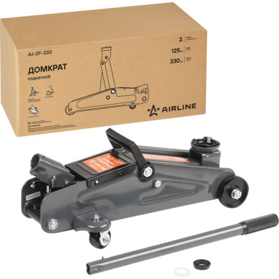 Airline Домкрат подкатной 2т (MIN - 135 мм, MAX - 330 мм) AJ-2F-330
