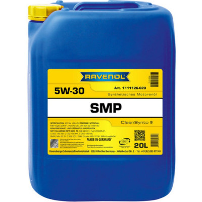 Моторное масло RAVENOL SMP SAE 5W-30, 20 л 1111126-020-01-999