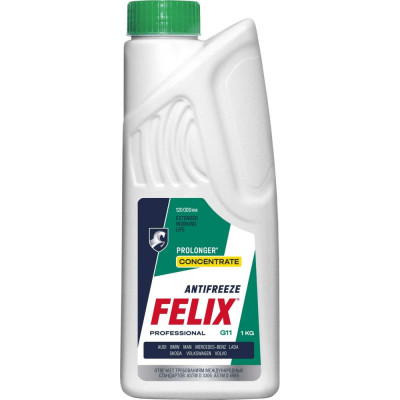 FELIX Антифриз PROLONGER -40 G-11 /1 кг/ зеленый концентрат 430206037