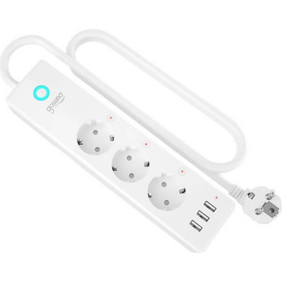 Gosund Умный сетевой фильтр Smart plug, 3 USB outlet, total 3.1A 3 sockets seperate controlled P1