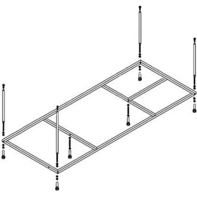 Cezares Металлический каркас для акриловой ванны EMP-170-70-MF-R