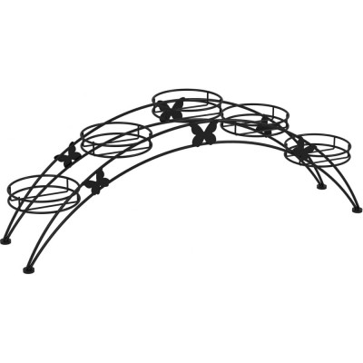 ЗМИ Подставка для цветов / Арка 5 / цвет черный ПДЦ414Ч