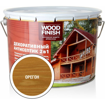 Декоративный антисептик для дерева ЗАО Декарт WOOD FINISH 28484