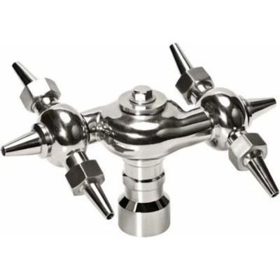 Струйная ротационная моющая головка TITAN LOCK S-образная, DN25, нерж. 304 TL25WHRS