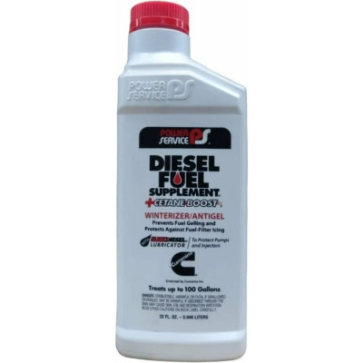 MAG1 Антигель для дизельного топлива 1:400 Anti-Gel Power Service Diesel Fuel+Cetane Boost (946 мл) PS1025