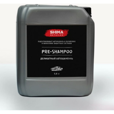 SHIMA Автошампунь деликатныйDETAILER PRE-SHAMPOO 5 л, 4603740920162