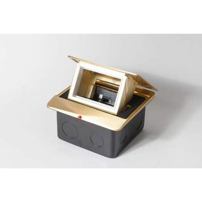SPL Люк на 1,5 поста 45x45, латунь, с металлической коробкой, IP44 300001