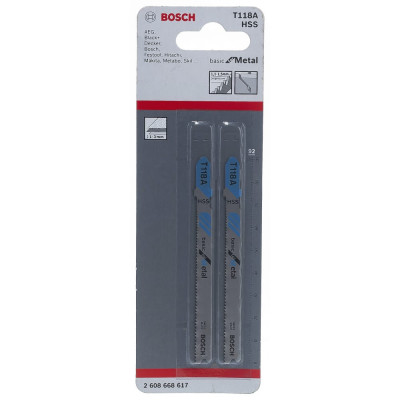 Лобзиковые пилки Bosch T 118 A Casto 2608668617