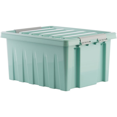 HONEYCOMB Контейнер, 36 литров с крышкой, мятный M-036-00.99new
