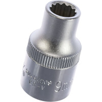Головка торцевая 12-гранная (1/2"DR; 9 мм) Jonnesway S04H4909
