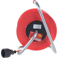 Силовой удлинитель на катушке К1-0-25 LUX   ПВС 2x0.75 25м, 10А, выносная розетка б/з 4606400417552