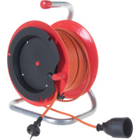 Силовой удлинитель на катушке К1-0-25 LUX   ПВС 2x0.75 25м, 10А, выносная розетка б/з 4606400417552