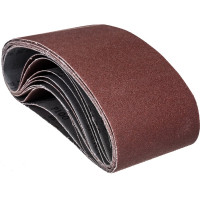 Лента абразивная бесконечная на тканевой основе (10 шт; 100х610 мм; P 100) MATRIX 74265