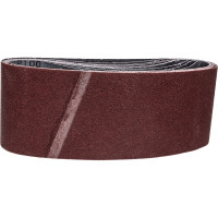 Лента абразивная бесконечная на тканевой основе (10 шт; 100х610 мм; P 100) MATRIX 74265