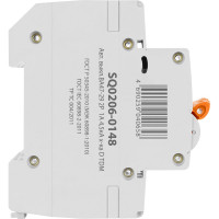 Автоматический выключатель TDM ELECTRIC ВА47-29 2Р 1А 4.5кА D SQ0206-0148