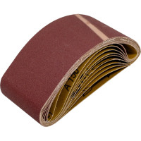 Лента шлифовальная (10 шт; 75х457 мм; P150) ПРАКТИКА 032-911