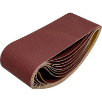 Лента шлифовальная (10 шт; 75х457 мм; P150) ПРАКТИКА 032-911