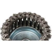 Щетка чашечная (100 мм; М14) витая INOX Bosch 2608622105