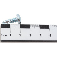 Саморез ZAMETAL 5,5х16 со сверлом и полусфер. головкой, DIN 7504N, оц., 500 шт ZA082013