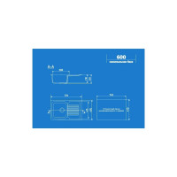 Кухонная мойка ULGRAN U-506 цвет: черный U-506-308