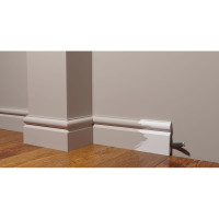 Напольный плинтус Decor-Dizayn ударопрочный влагостойкий под покраску 100Х15Х2000 мм DD137