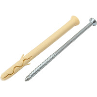 Дюбель-гвоздь Bullit потай, 6x80 8 шт 14-0013800