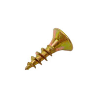 Универсальные шурупы ВИРТУОЗ 4,5х16 мм, потайная головка, желтый цинк 50 шт 27115