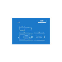 Кухонная мойка ULGRAN U-400 цвет: антрацит U-400-343