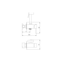 Смеситель для биде Haiba HB5512 026-5536