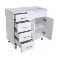 Раковина из литьевого мрамора Taliente Barselona, 90 см, правое исполнение ФР-00003478