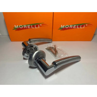 Дверная ручка MORELLI "Hall" MH-19 SC/CP, цвет - матовый хром/ хром 9009259
