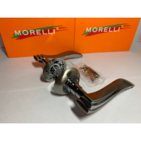 Дверная ручка MORELLI "Мираж" MH-14 SN/CP, цвет - белый никель/ хром 9008947