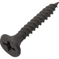 Саморез Steelfix ГКЛ 3,5х25, по металлу, частая резьба, потайная головка, оксидированный, 267 шт, ЧШ352505