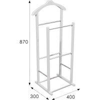 Детская костюмная вешалка Мебелик В 28Н белый 6475