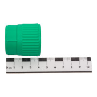 Комбинированная муфта с внутренней резьбой Blue Ocean 25x1/2", полипропиленовая, зеленая PPRF/IA(G)-25x1/2"