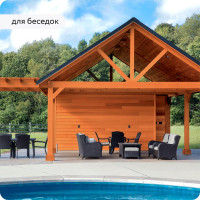 Водоотталкивающая пропитка Elcon Bio Lasure для защиты дерева до 15 лет, антисептик (осенний клен; 2 л) 00-00461949