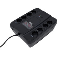 Источник бесперебойного питания Powercom Back-UPS SPIDER, OffLine, 850VA / 510W, Tower, Schuko SPD-850N