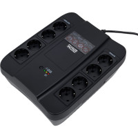 Источник бесперебойного питания Powercom Back-UPS SPIDER, OffLine, 850VA / 510W, Tower, Schuko SPD-850N