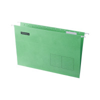 Подвесная папка OfficeSpace Foolscap 365 x 240 мм, 10 шт в комплекте, зеленая 296365