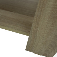 Журнальный стол Мебелик BeautyStyle 26 сонома/ стекло черное 1721 271