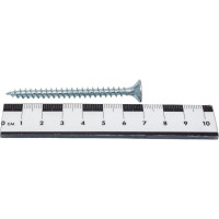 Саморез КРЕП-КОМП белый цинк, POZY, 6х70, 15 шт. бд670мф