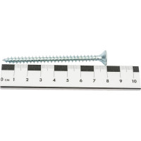 Саморез КРЕП-КОМП белый цинк, POZY, 6х80, 10 шт. бд680мф