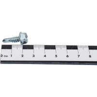 Кровельный саморез КРЕП-КОМП цинк 7 мкм, без шайбы, 6,3x19 К, 40 шт. скбш6319мф