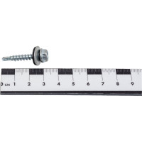 Кровельный саморез КРЕП-КОМП цинк, с шайбой EPDM, PT-3, 4,8x29 К, 35 шт. ск4829пт3мф