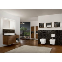 Подвесное биде Villeroy & Boch Finion шгв 375x560x315 CeramicPlus цвет-альпийский белый 446500R1
