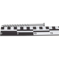 Шуруп для пенобетона Rusconnect GS 08140 8x140 мм, потайная головка, TORX, белый цинк, 50 шт. 610814